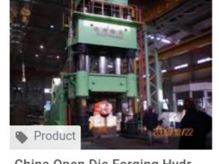 China Open Die Forging Hydraulic Machine