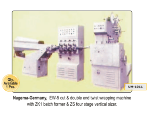 EW-5 Cut &Double End Twist Wrapping Machine