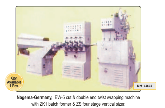 EW-5 Cut &Double End Twist Wrapping Machine