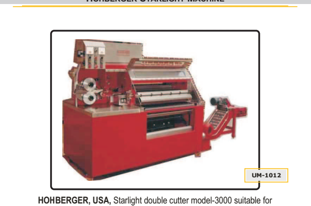 Hohberger Starlight Machine