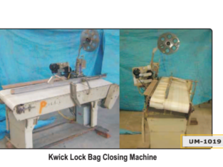 Kwick Lock Bag Closing Machine