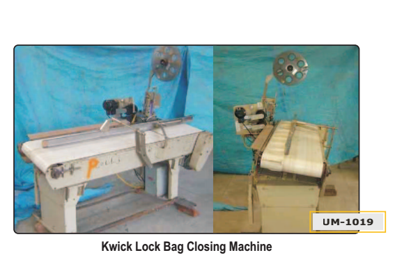 Kwick Lock Bag Closing Machine