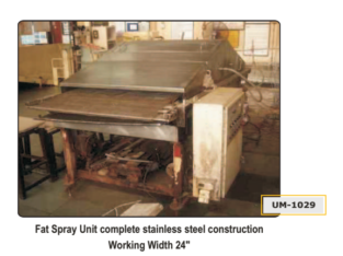 Flat Spray Unit Complete Stainless Steel Construction