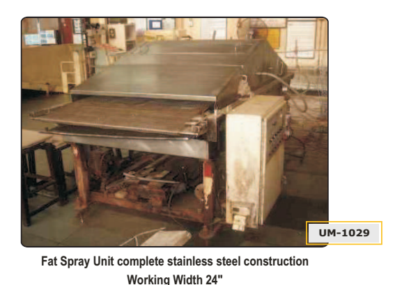 Flat Spray Unit Complete Stainless Steel Construction