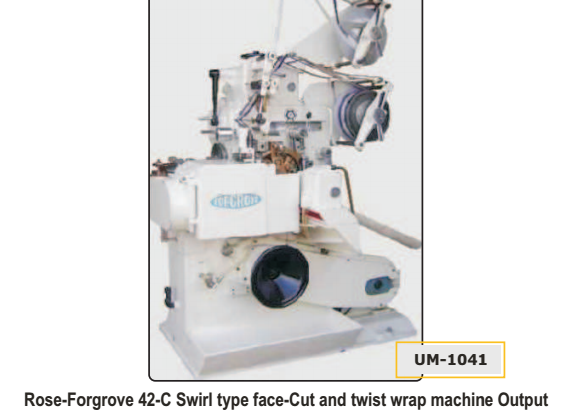 Swirl Type Face Cut& Twist-Wrap Machine