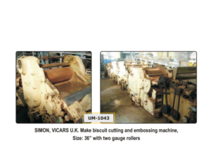 Biscuit Cutting & Embossing Machine