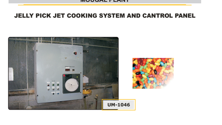 Jelly Pick Jet Cooking System&Cantrol Panel