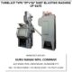 “ACCUFABS” SHOT BLASTING MACHINE (27 x 36 TUMBLAST SHOT BLASTING MACHINE)