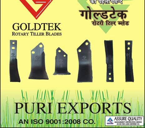 Rotary Tiller Blades | Best Rotavator Blades in Punjab | Goldtek Blades