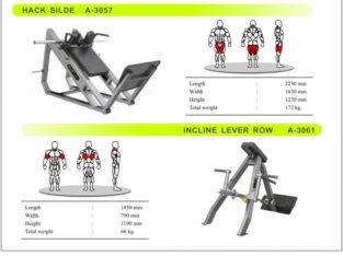 Hack Silde and Incline liver Row