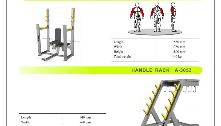 Olympic Seated Bench and Handle Rack