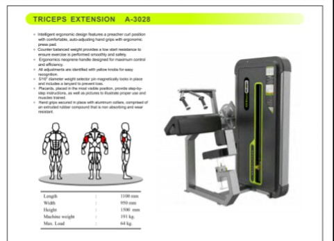 Triceps Extension A-3028