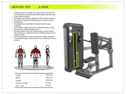 Seated Dip A-3026