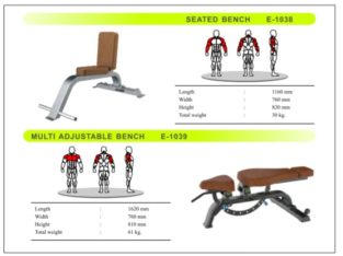 Seated Bench And Multiadjustable Bench