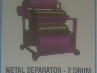 Metal Seperator with Auto Trey,Drum-1&Drum-2