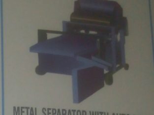 Metal Seperator with Auto Trey,Drum-1&Drum-2