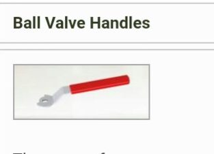 Ball Valve Handle